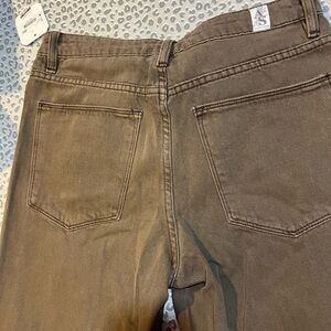 Women’s Brown Ripped Jeans